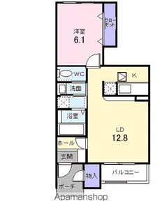 リバーサイド本山H【1階】の間取り
