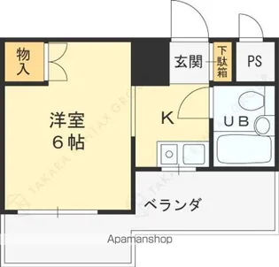 モンセリーチェ甲東園【4階】の間取り