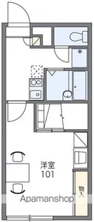 レオパレスNANOーⅢ【1階】の間取り