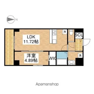 GRAN DUKE栄ELIMA【4階】の間取り