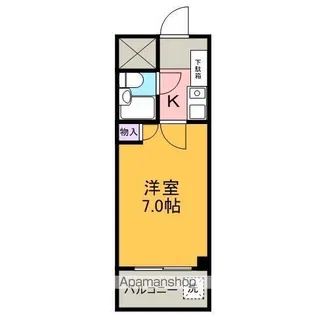 Tテラス明大寺【409号室】の間取り