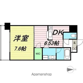 HILLSIDEVILLAGE【603号室】の間取り