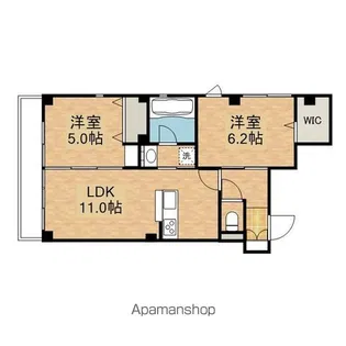 ダイワフラットⅢ【1階】の間取り