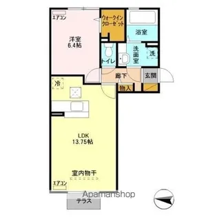 ル・メルシェ【1階】の間取り