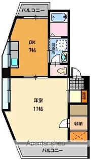 ザ・ドラム【1階】の間取り