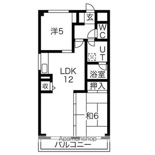 グリーンハイツ平針I【2階】の間取り