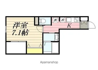 ウィンドテラス大久保【2階】の間取り