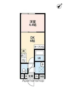 BIBLIO MEGURO【2階】の間取り