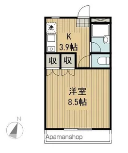 ヴィルカーサ取手【2階】の間取り