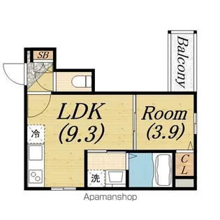 GRAND SUWA【1階】の間取り