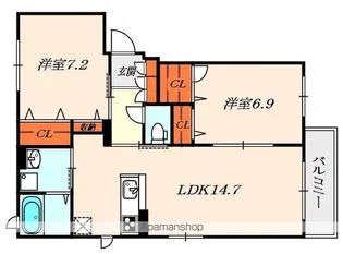 RAFFINE【2階】の間取り
