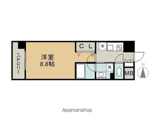エスペランサ上前津【11階】の間取り