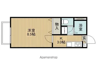 サンマリーC棟【2階】の間取り