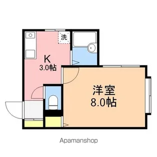 コーポクィーンズ【1階】の間取り