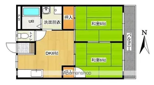 エスポワール北原【3階】の間取り