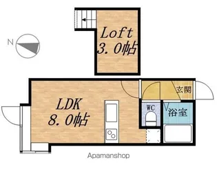 ソニア花園II【204号室】の間取り