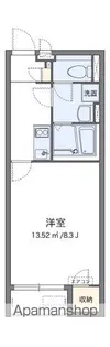 クレイノINE【107号室】の間取り