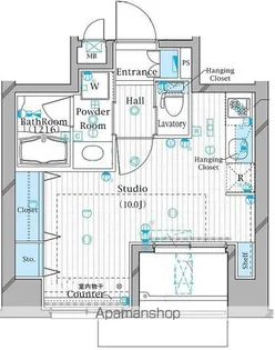 グラントゥルース東向島【5階】の間取り