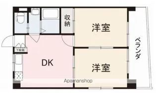 サンフレール【1階】の間取り
