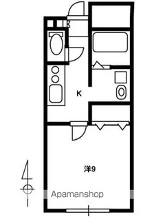 ヒルトップテラス【105号室】の間取り