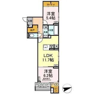 セレスティア祖師谷【3階】の間取り