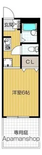 アクセス【103号室号室】の間取り
