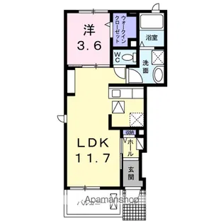 悠凛・98K【1階】の間取り