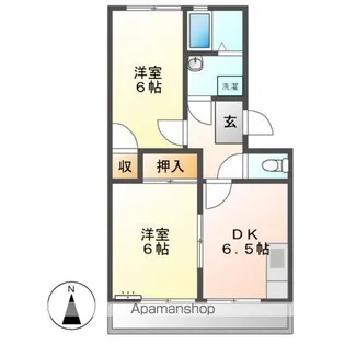 ベルキーシティ【1階】の間取り