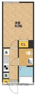 アドヴァンスTT1号館【2階】の間取り