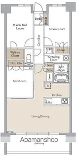 ARK CITY船堀【1階】の間取り