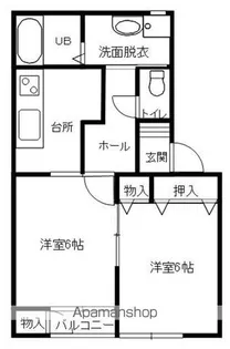 シャトルR矢巾【1階】の間取り