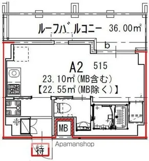 GENOVIA船橋【5階】の間取り