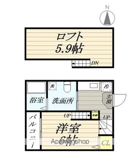 グランドレジデンス旭ヶ丘【2階】の間取り