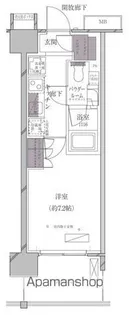 AーSTANDARD芝浦【7階】の間取り