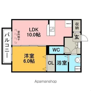 SUMIYASU.SO【2階】の間取り