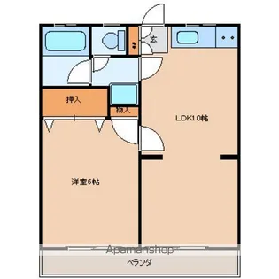 正美サンハイツ【2階】の間取り