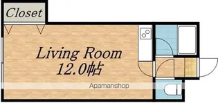 管財ビル【5階】の間取り