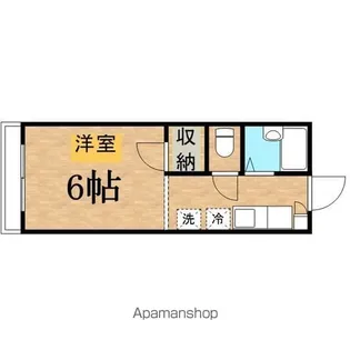 シャンテキシ【2階】の間取り