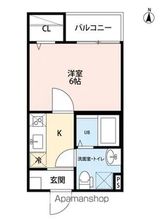 シャインスター【3階】の間取り
