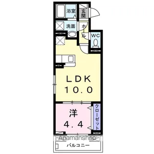 S・BRISA【3階】の間取り