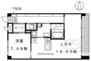 SCHILF神宮道【505号室】の間取り