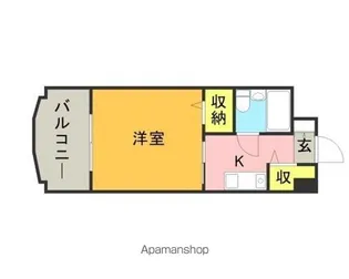 メゾン・ド・ファシル【1階】の間取り