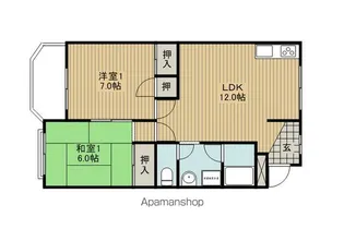 コンドミニアムハイランド【203号室】の間取り