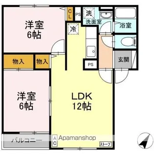 エスポワール【1階】の間取り
