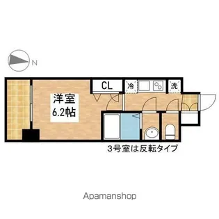 メイクス矢場町【903号室号室】の間取り