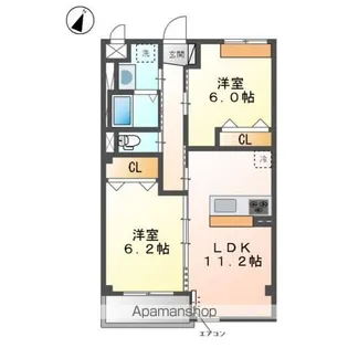 おおたかの森 UNIVALY S【3階】の間取り