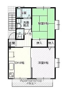 ラ・ネージュ C棟【101号室】の間取り