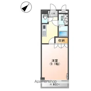 エレガント・ライフ【1階】の間取り