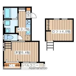 グレイスヴィラ【2階】の間取り