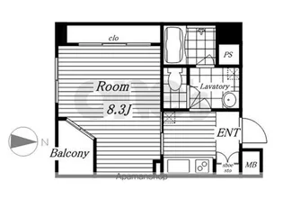 GRAN DUKE代官町【5階】の間取り